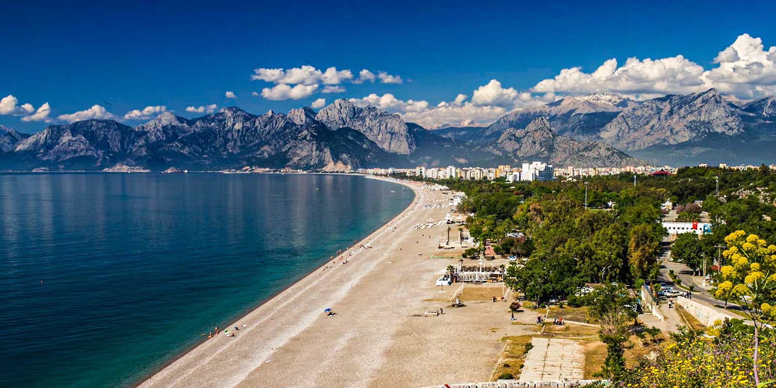 Beautiful coastline of Antalya