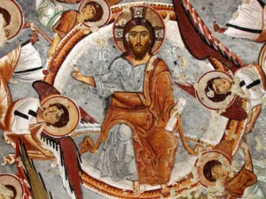Cappadocia Red Tour, A fresco from Goreme Open air Museum. Cappadocia Red Tour Map