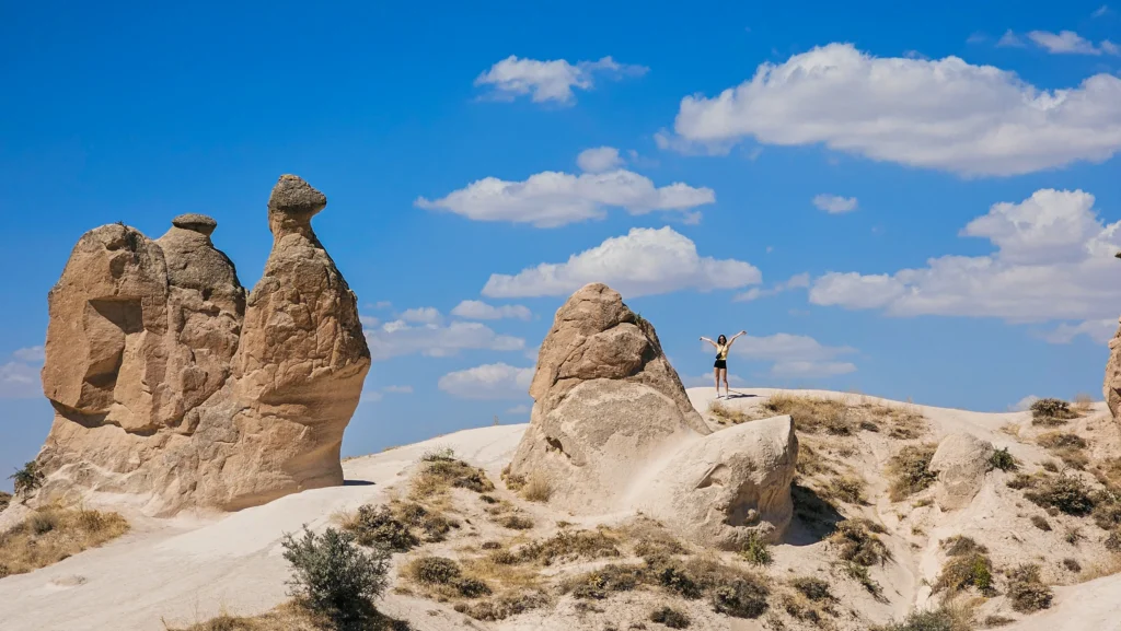The famous camel-shaped rock formation in Devrent Valley, Cappadocia. (Also know as Imagination Valley)