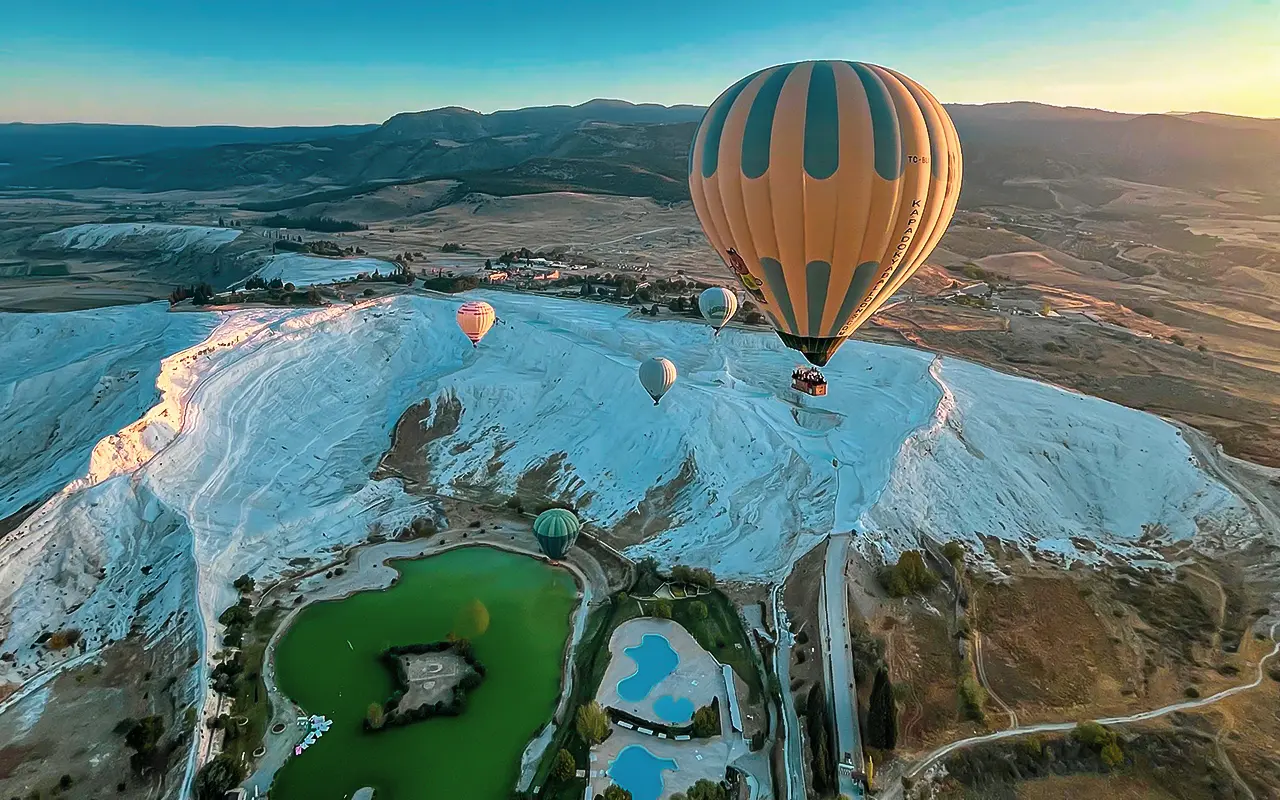 Pamukkale Hot Air Balloon Flight | €130 Book Direct